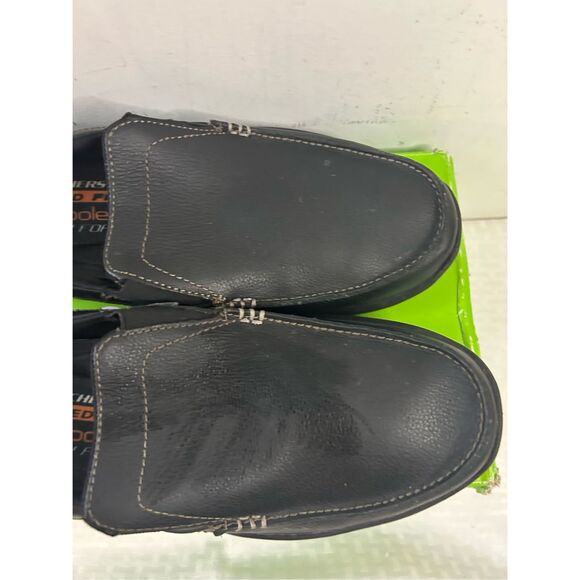 Skechers relaxed Fit Air-cooled memory foam loafers men’s 9 black - Picture 3 of 8